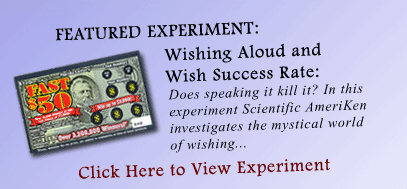 Ever wonder if saying your wish out loud kills the chances of it coming true? This experiment looks to answer that question!